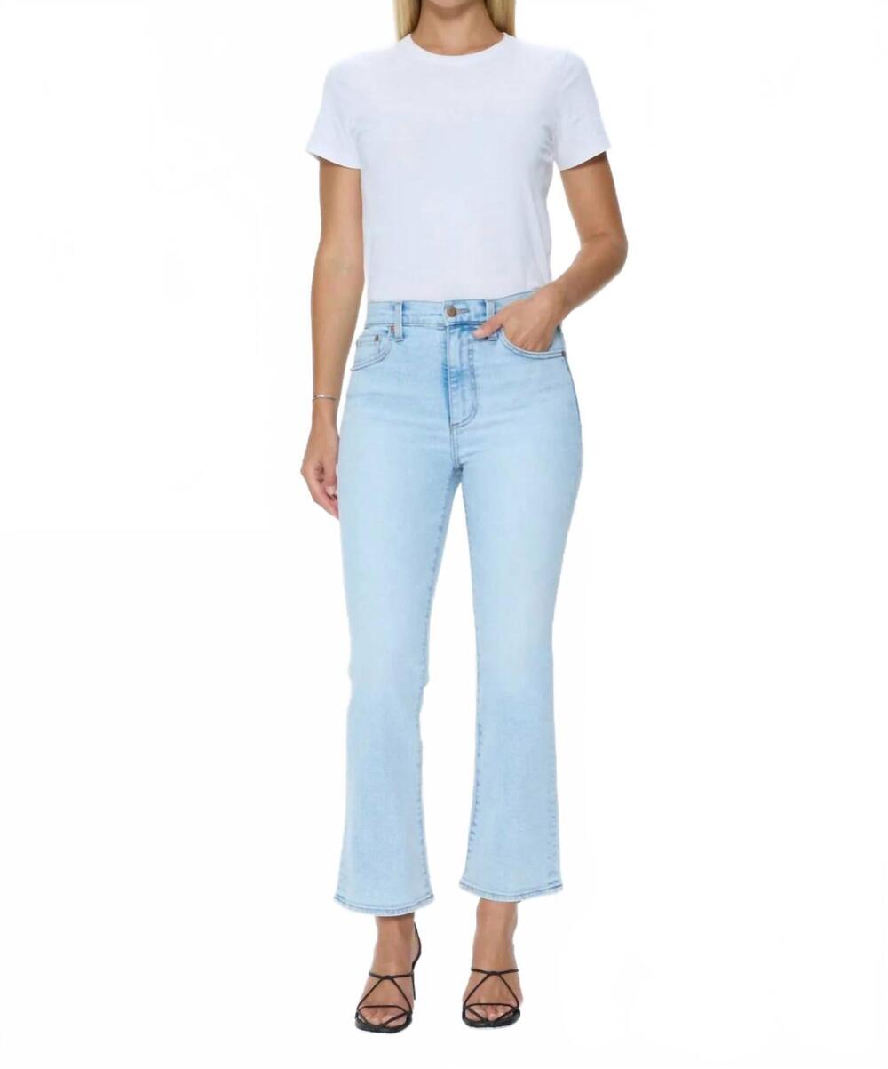 NEW PISTOLA lennon high rise crop bootcut jean in cherish